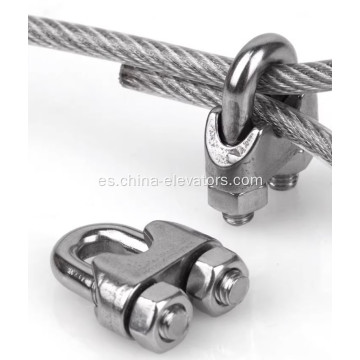 304 clip de cuerda de acero inoxidable para ascensores 6 mm 8 mm 10 mm 12 mm 13 mm 16 mm
